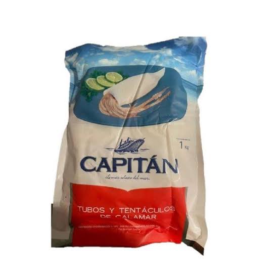 TUBOS Y TENTACULOS DE CALAMAR CAPITAN GRANDE  5/7