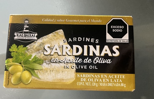 SARDINA LATA  CONT.120G